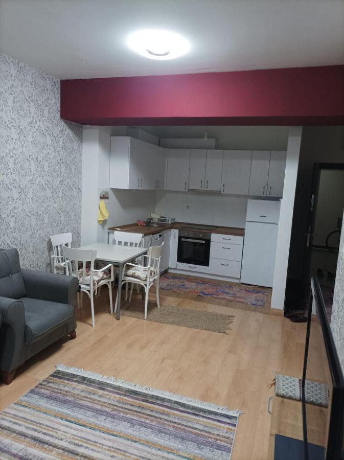 Two Rooms And Kitchen, Bathroom With Balcony Apartment Skopje Bagian luar foto