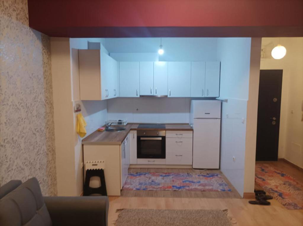 Two Rooms And Kitchen, Bathroom With Balcony Apartment Skopje Bagian luar foto